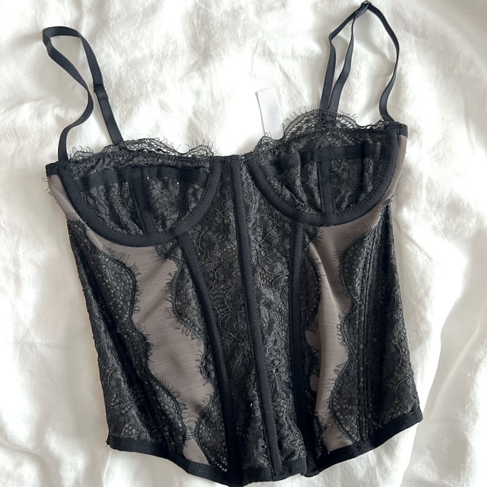 Black Modern Love Corset